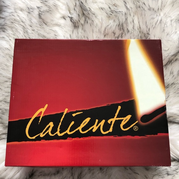 New! Caliente Poppy Brown Snake Heels - Picture 2 of 14